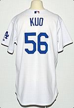 2007 Hong-Chih Kuo LA Dodgers Game-Used Home Jersey (Dodgers-Steiner LOA)