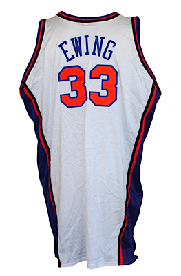 Circa 1988 Patrick Ewing NY Knicks Game-Used & Autographed Home Jersey (JSA)