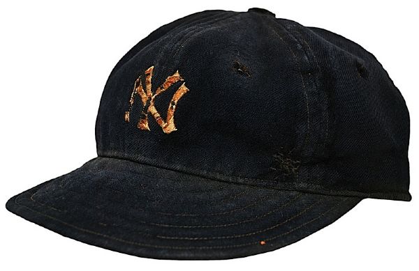 Early 1930s Frank Crosetti NY Yankees Game-Used Cap
