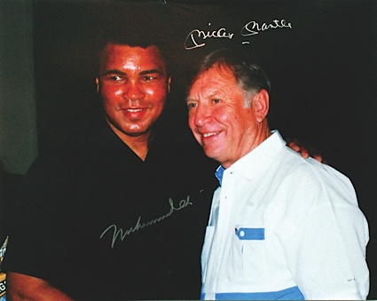 Mickey Mantle and Muhammad Ali Autographed Photo (JSA)