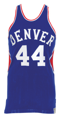 1974-1975 Ralph Simpson Denver Nuggets ABA Game-Used Road Jersey