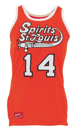 1975-76 Freddie Lewis Spirits of St. Louis ABA Game-Used Road Jersey (Trainer LOA) (Rare)