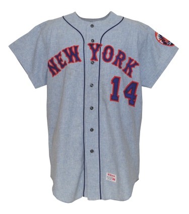 1971 Gil Hodges NY Mets Managers Worn Road Flannel Uniform (2)