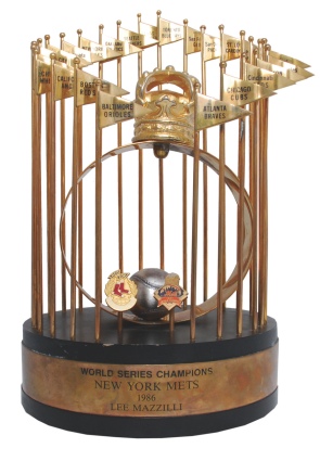 1986 Lee Mazzilli NY Mets World Championship Trophy