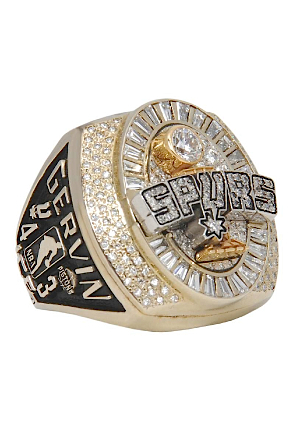 2005 George Gervin San Antonio Spurs Championship Ring with Original Box (Gervin LOA)