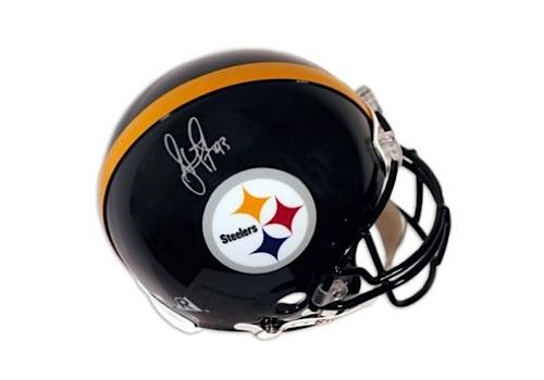 Troy Polamalu Autographed Pittsburgh Steelers Full Size Helmet