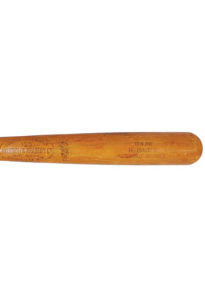 1959 Hank Bauer NY Yankees Game-Used Bat Signed by Bauer & Mantle (Full JSA • PSA/DNA)