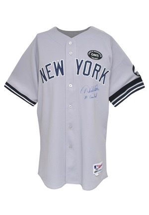8/01/2010 Derek Jeter New York Yankees Game-Used & Autographed Road Jersey (JSA • Steiner LOA • MLB Hologram • Steinbrenner & Sheppard Patches • Houk Armband • Photomatch)