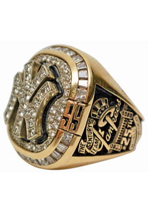 1999 New York Yankees World Series Championship Ring Presented To First Base Coach José Cardenal (MINT)