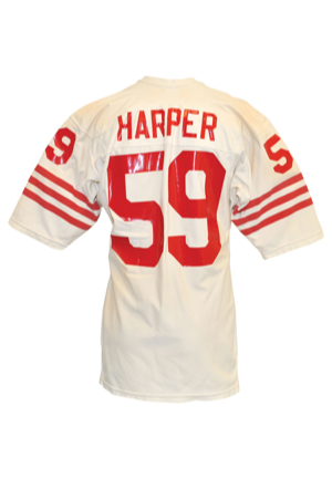 Late 1970s Willie Harper San Francisco 49ers Game-Used Road Jersey