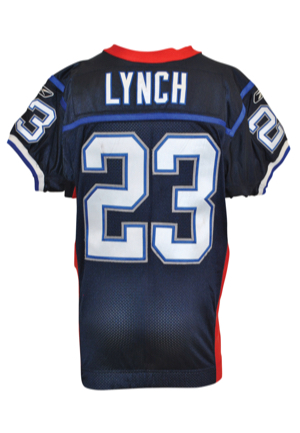 2007 Marshawn Lynch Buffalo Bills Game-Used Home Jersey