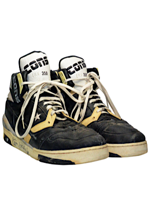 Kevin McHale Boston Celtics Game-Used & Dual Autographed Sneakers (JSA • Sourced From Former NBA Ball Boy)