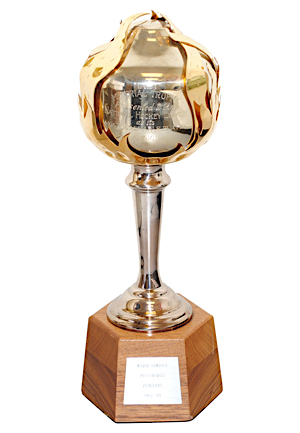 1987-88 Mario Lemieux Pittsburgh Penguins Hart Memorial Trophy (Displayed In League Office)