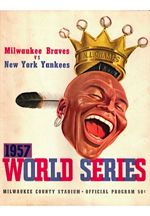 1957 & 1958 Official World Series Programs (2)