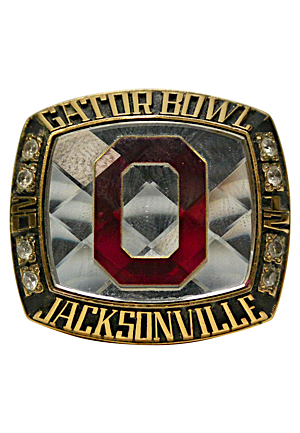 2012 Ohio State Buckeyes Gator Bowl Ring Presented To J.T. Moore