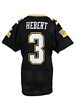Late 1980s Bobby Hebert New Orleans Saints Game-Used Home Jersey