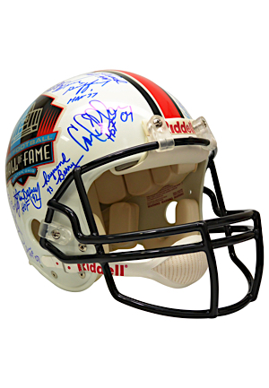 Pro Football Hall of Famers Multi-Signed Helmet With 30+ HOFers Autographs (JSA)