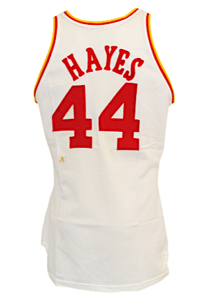 Early 1980s Elvin Hayes Houston Rockets Game-Used Home Jersey (Video-Matched)