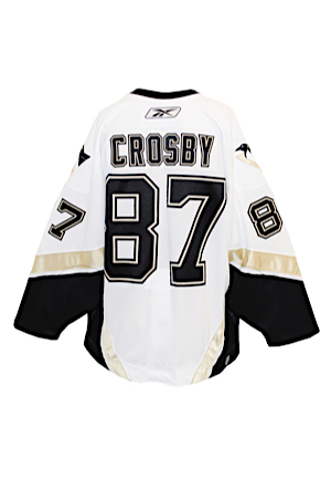 2005-06 Sidney Crosby Pittsburgh Penguins Game-Issued Rookie Home Jersey (Team Tagging)
