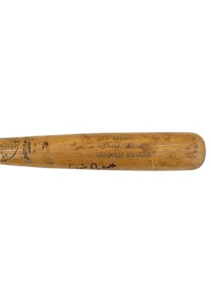 1971 Ernie Banks Chicago Cubs Game-Used & Autographed Bat (PSA/DNA GU9.5 • Full JSA • Gifted From Banks Directly To Our Consignor)