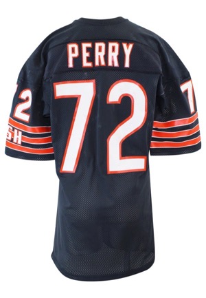 1989 William "The Refrigerator" Perry Chicago Bears Game-Used Home Jersey (Repairs)