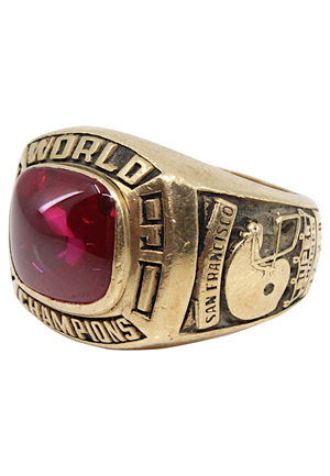 1990 San Francisco 49ers World Championship Staff Ring