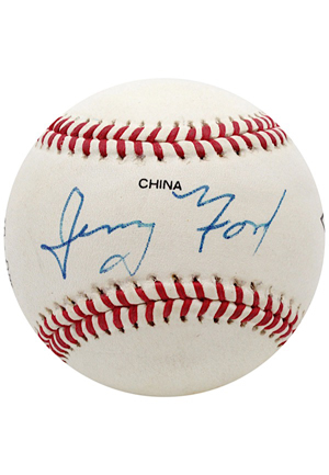 Jerry Ford Single-Signed Baseball (JSA)