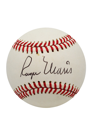 Roger Maris High Grade Single-Signed Baseball (Full JSA • MINT)