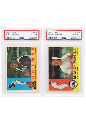 1960 Topps Baseball Complete Card Set