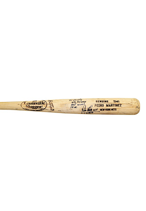 Circa 2006 Pedro Martinez New York Mets Game-Used & Autographed Bat (JSA • PSA/DNA Pre-Cert)