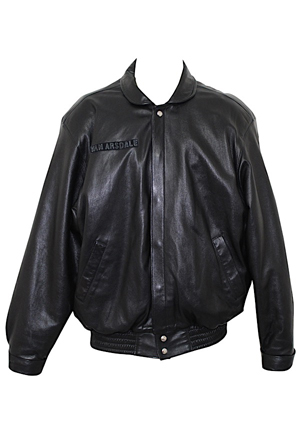 Dick Van Arsdale Phoenix Suns Jeff Hamilton Personal Leather Jacket (Sourced From Van Arsdale)