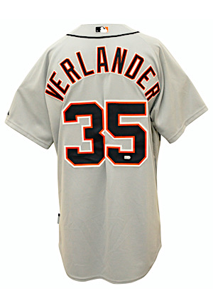 2013 Justin Verlander & Max Scherzer Detroit Tigers Team-Issued Spring Training Jerseys (2)(MLB Authenticated)