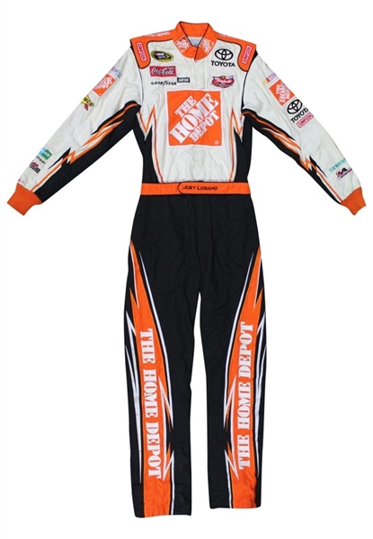 2009 Joey Logano NASCAR Pocono 500 Race-Worn Fire Suit (Photo-Matched)
