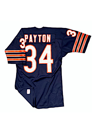 1975-78 Walter Payton Chicago Bears Game-Used Home Jersey (MEARS A10 • Gift From Bears Equipment Manager To Lead Sales Rep Of Rayson Sports)