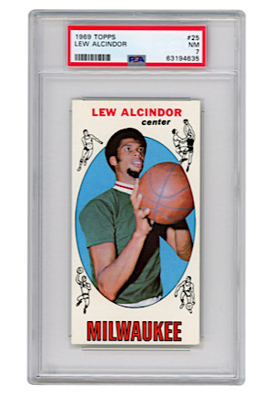 1969 Topps Lew Alcindor #25 (PSA NM 7)