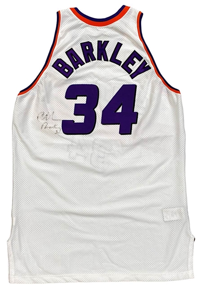 1994-95 Charles Barkley Phoenix Suns Game-Used & Signed Jersey