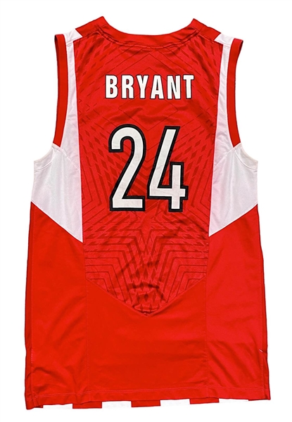 Kobe Bryant Olympiacos Presentation Jersey From Greece Trip (Photo-Matched)