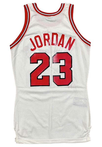 1984-85 Michael Jordan Rookie Chicago Bulls Game-Used & Signed Jersey (RoY Season • UDA Hologram & PSA/DNA LOA)