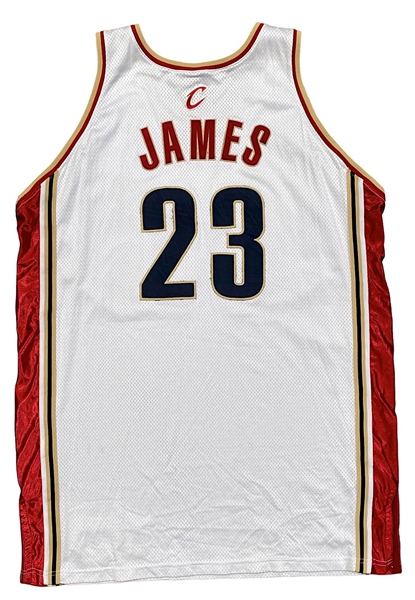 2003-04 LeBron James Cleveland Cavaliers Rookie Game-Used Jersey