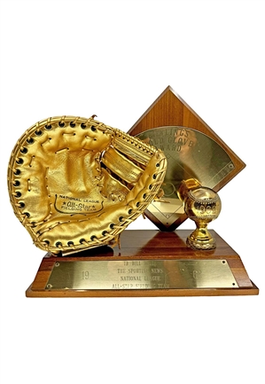 1962 Bill White St. Louis Cardinals Gold Glove Award