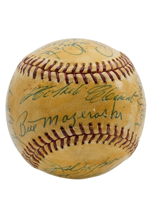 1964 Pittsburgh Pirates Signed Baseball with Roberto Clemente (JSA)