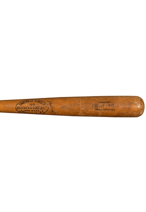 1934 Chuck Klein Chicago Cubs Game-Used Bat (PSA/DNA GU8.5 • Sourced From Family Friend & Hobby Fresh)