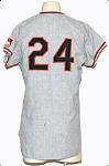 1969 Willie Mays San Francisco Giants Game-Used & Autographed Road Flannel Uniform (2) (JSA)