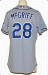2003 Fred McGriff Los Angeles Dodgers Game-Used Road Jersey