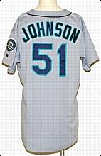 A 1995 Randy Johnson Seattle Mariners Game Used / Issued Jersey