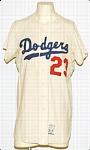 1967 Claude OSteen Los Angeles Dodgers Game-Used Home Flannel Jersey