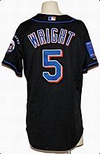 Lot Detail - 2004 David Wright Rookie NY Mets Game-Used Black