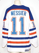Mark Messier Blue Ccm Edmonton Oilers Jersey