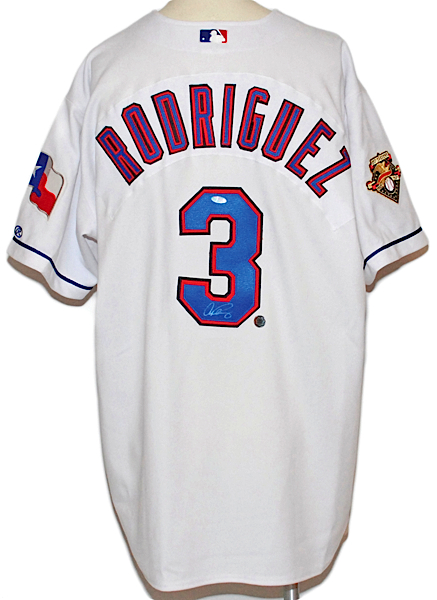Alex Rodriguez MLB Original Autographed Jerseys for sale