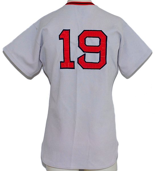 Lot Detail - 1976 Fred Lynn Boston Red Sox Game-Used Road Jersey
